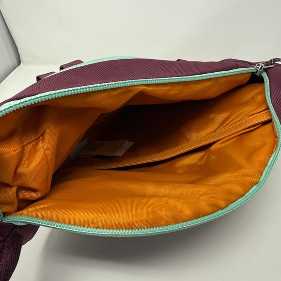 Patagonia Atom 8L Sling Bag Backpack Purple Plum and Seafoam Blue VGUC Hiking - Picture 4 of 6